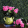 Vickerman 17.5" Artificial Pink Polyester Geranium Bush Image 1