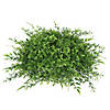 Vickerman 18" Artificial Green Mixed Greenery Half Ball Image 1