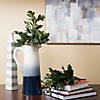 Vickerman 18" Artificial Green Oak Spray. Includes 3 sprays per pack. Image 1