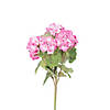 Vickerman 18" Artificial Light Pink Geranium Bush, 4 Pack Image 1
