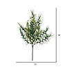 Vickerman 18" Artificial Mixed Fern Cedar Spray Includes 6 sprays per pack Image 1