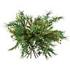 Vickerman 18" Artificial Mixed Fern Cedar Spray Includes 6 sprays per pack Image 4