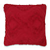 Vickerman 18" x 18" Red Diamond Cotton Pillow Image 1