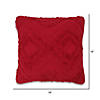 Vickerman 18" x 18" Red Diamond Cotton Pillow Image 1