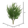Vickerman 19.5" Artificial Green Asparagus Bush. Image 2