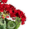 Vickerman 19.5" Artificial Red Geranium Bush. Image 2