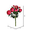 Vickerman 19" Artificial Fuchsia Peony Bush. Image 1