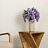 Vickerman 19" Artificial Lavender Wisteria Bush Image 1