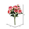 Vickerman 19" Artificial Light Pink Peony Bush. Image 1