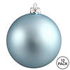 Vickerman 2.75" Baby Blue Matte Ball Ornament, 12 per Bag Image 3