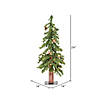 Vickerman 2' Alpine Christmas Tree with Warm White LED Lights Image 2