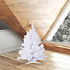 Vickerman 2' Crystal White Spruce Artificial Christmas Tree, Clear Dura-lit Incandescent Lights Image 4