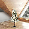Vickerman 2' Flocked Alpine Christmas Tree with Clear Lights Image 4