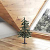 Vickerman 2' Natural Alpine Artificial Christmas Tree, Clear Incandescent Lights Image 3