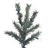 Vickerman 2' Natural Bark Alpine Christmas Tree with Warm White LED Lights Image 1