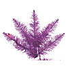 Vickerman 2' Purple Christmas Tree with Purple LED Lights Image 1