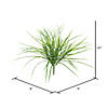 Vickerman 20" Artificial Green Grass Bush. Image 2