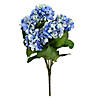 Vickerman 21" Artificial Blue Hydrangea Bush. Image 1
