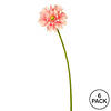 Vickerman 21" Artificial Light Pink Gerbera Daisy Stem, 6 per Bag Image 3
