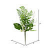 Vickerman 21" Artificial White Mini Flower Green Spray Includes 4 sprays per pack Image 2