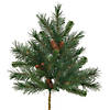 Vickerman 21" Cheyenne Pine Artificial Christmas Spray. Includes 3 sprays per pack. Image 1