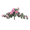 Vickerman 22" Artificial Light Pink Geranium Hanging Image 1