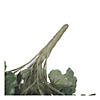 Vickerman 22" Artificial Red Geranium Hanging Bush Image 1
