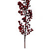Vickerman 22" Artificial Red Outdoor Weather Resistant Berry Spray, 6 sprays per pack. Image 3