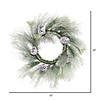 Vickerman 22" Frosted Norway Pine Artificial Christmas Wreath, Unlit Image 1