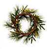 Vickerman 24" Artificial Christmas Wreath, Battery Operated Warm White Lights Image 2