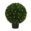 Vickerman 24" Artificial Green Cedar Ball. Image 1