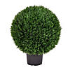 Vickerman 24" Artificial Green Cedar Ball Image 1