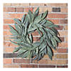 Vickerman 24" Artificial Green Muddy White Willow Wreath Image 1
