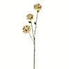 Vickerman 24" Artificial Green Mum Spray. Includes 4 sprays per pack. Image 1
