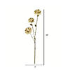 Vickerman 24" Artificial Green Mum Spray. Includes 4 sprays per pack. Image 1