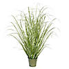 Vickerman 24" Artificial Potted Native Green Grass Image 1