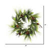 Vickerman 24" Boulder Pine Artificial Christmas Wreath, Unlit Image 1