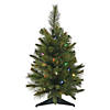 Vickerman 24" Cashmere Pine Christmas Tree with Multi-Colored LED Lights Image 1