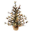 Vickerman 24" Dakota Pine Christmas Tree with Clear Lights Image 1