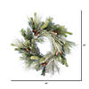 Vickerman 24" Frosted Myers Pine Wreath - Unlit Image 1