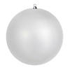 Vickerman 24" Giant Silver Ornament. shatterproof plastic Image 1