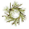 Vickerman 24" Jasper Pine Artificial Christmas Wreath, Unlit Image 1