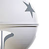 Vickerman 24" Matte White Iron Bell Ornament. Image 1