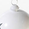 Vickerman 24" Matte White Iron Bell Ornament. Image 2