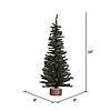 Vickerman 24&quot; Mini Pine Artificial Christmas Tree, Unlit Image 3