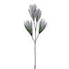 Vickerman 25" Artificial Snow Pine Needle Spray, 3 per bag. Image 1