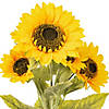 Vickerman 25" Artificial Yellow Sunflower Bush Image 2