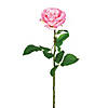 Vickerman 26" Artificial Pale Pink Rose Stem, 6 per Bag Image 1