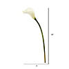 Vickerman 26'' Artificial White Calla Lily Stem, 6 per Bag Image 1