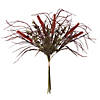 Vickerman 27" Artificial Burgundy Euphoria Onion Grass Bush. Image 1